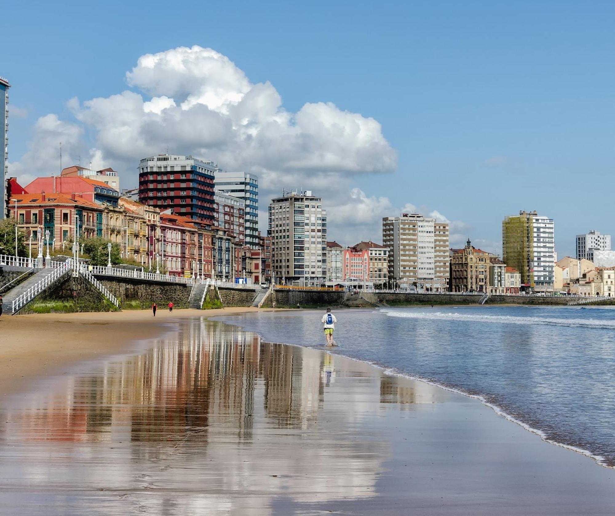 Gijon Centro-Playa Para 3-5Pax - Vut-4157-As Eksteriør billede